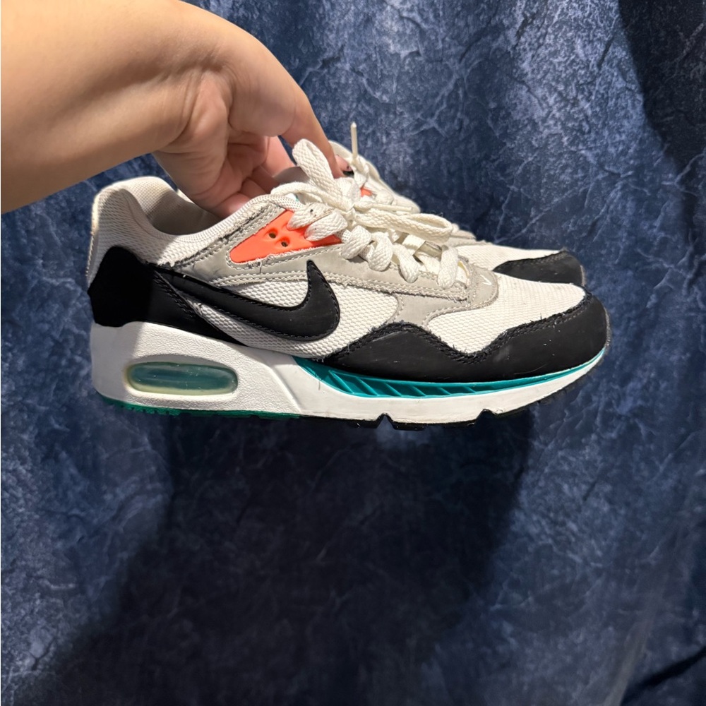 Nike Air Max Sneakers in Black, White, and Teal